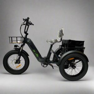 Veloz Revwith Electric Trike Bike Model 2026 with reverse 120 Km Autonomy Samsung Battery 150+ Kilos weight load 6 Months Free Service image 1